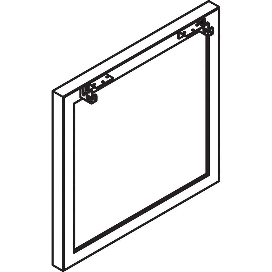 Lorell Relevance Series Desk - height Side Leg Frame 28.5"W x 29.1"H (LLR - LLR16205) - SchoolOutlet
