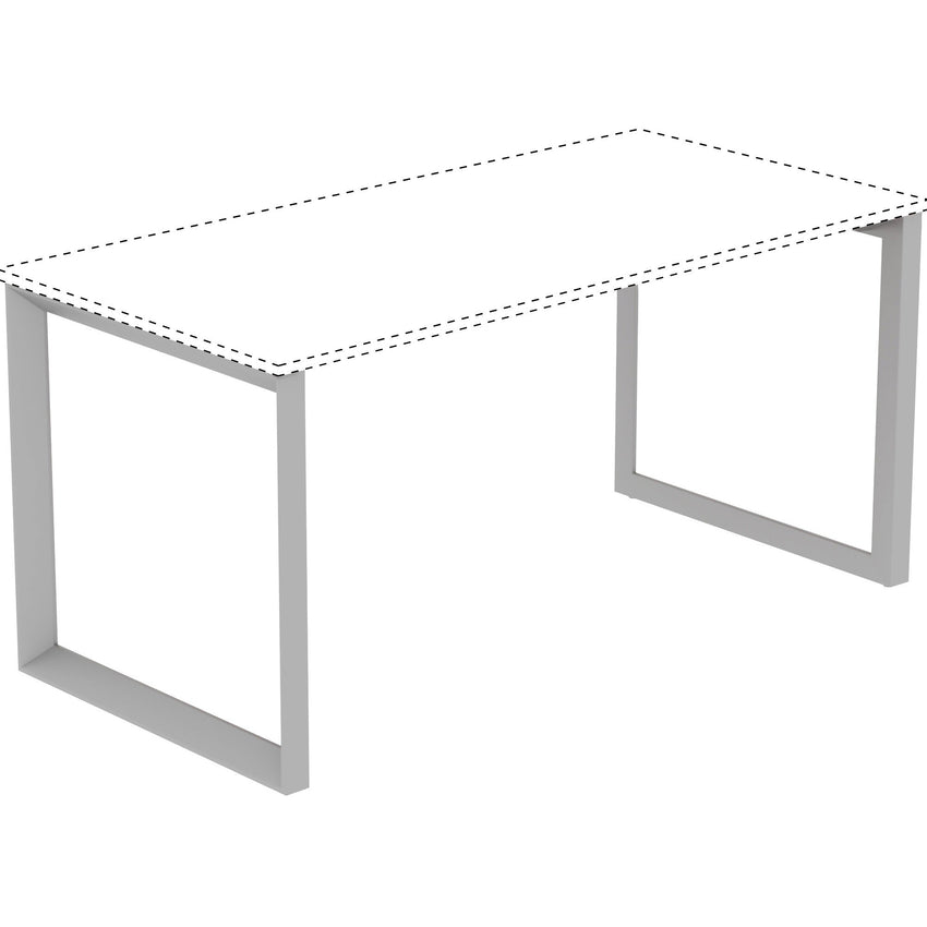 Lorell Relevance Series Desk - height Side Leg Frame 28.5"W x 29.1"H (LLR - LLR16205) - SchoolOutlet