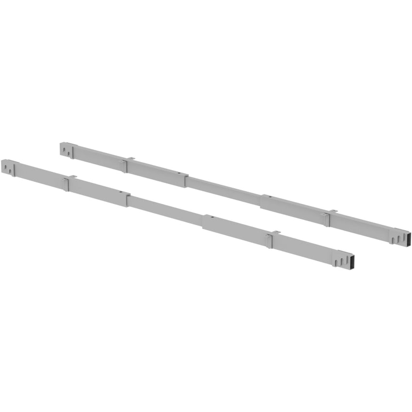 Lorell Adjustable Crossbar Set 43" - 67"W Silver (LLR - LLR16208) - SchoolOutlet