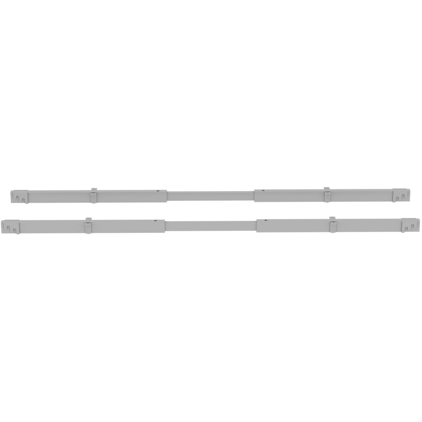 Lorell Adjustable Crossbar Set 43" - 67"W Silver (LLR - LLR16208) - SchoolOutlet