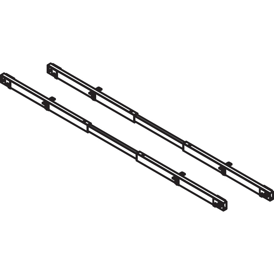 Lorell Adjustable Crossbar Set 43" - 67"W Silver (LLR - LLR16208) - SchoolOutlet