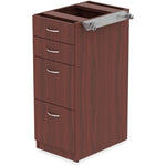 Lorell Relevance Series 4 - Drawer File Cabinet Mahogany Laminate 2 Box 2 File Drawers Durable Metal Frame (LLR - LLR1621X) - SchoolOutlet