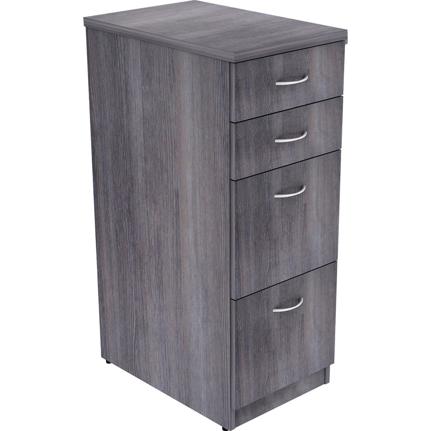 Lorell Relevance Series 4 - Drawer File Cabinet Mahogany Laminate 2 Box 2 File Drawers Durable Metal Frame (LLR - LLR1621X) - SchoolOutlet