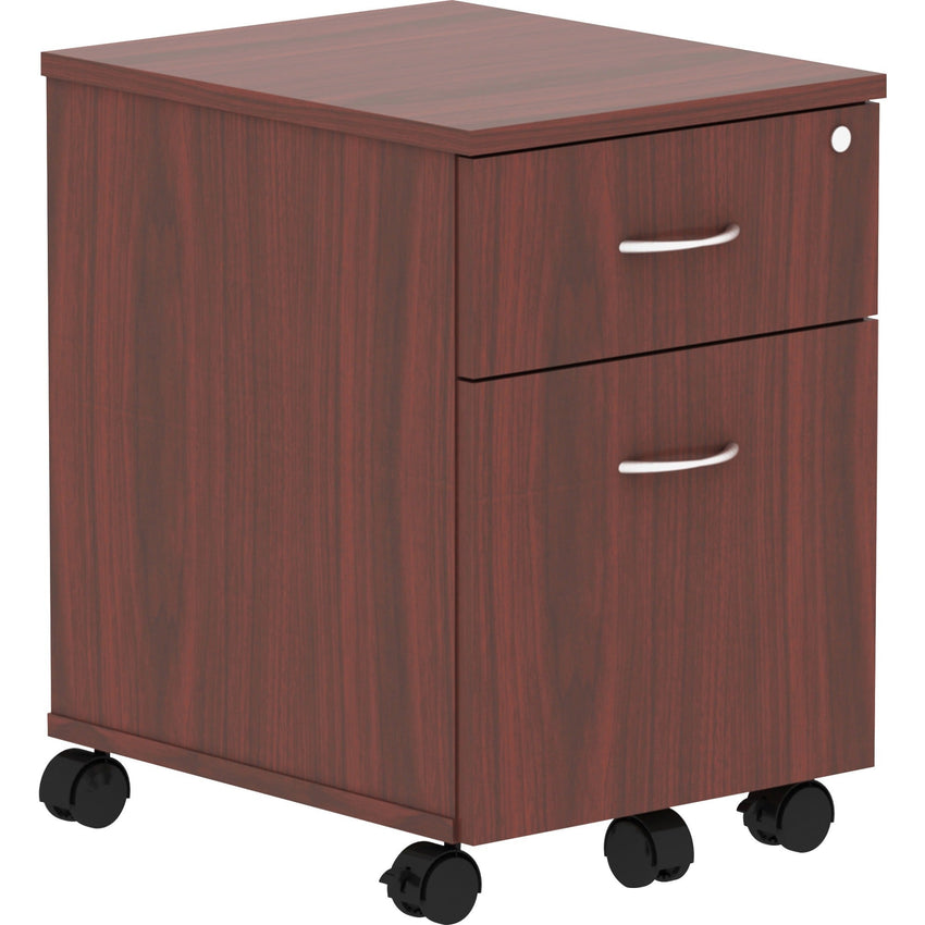 Lorell Relevance Series Mobile Box/File Pedestal 15.7"W x 19.9"D x 22.9"H (LLR - REL - FC158 - 2D) - SchoolOutlet