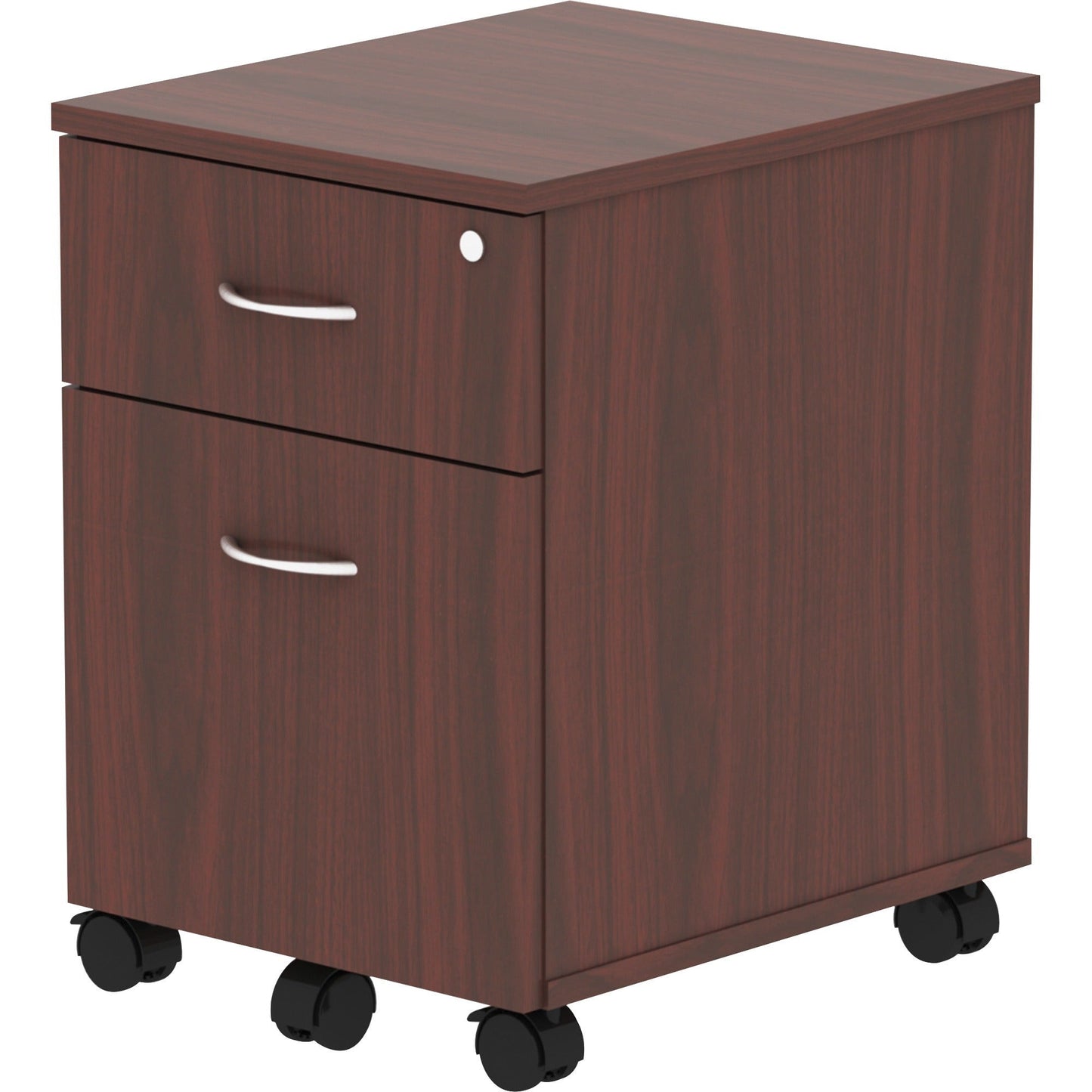 Lorell Relevance Series Mobile Box/File Pedestal 15.7"W x 19.9"D x 22.9"H (LLR - REL - FC158 - 2D) - SchoolOutlet