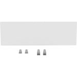 Lorell Relevance Series Clear Acrylic Modesty/Privacy Panel 49.2
