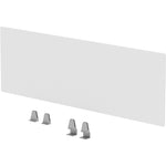 Lorell Relevance Series Clear Acrylic Modesty/Privacy Panel 49.2