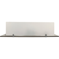Lorell Relevance Series Clear Acrylic Modesty/Privacy Panel 49.2"W x 15.7"H (LLR-LLR16220)