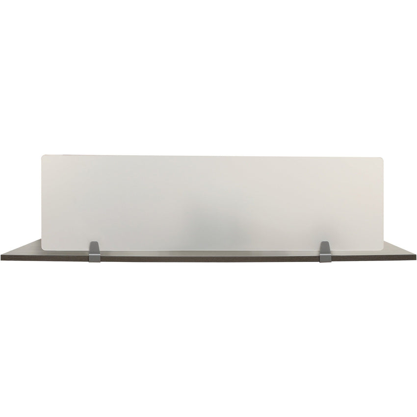 Lorell Relevance Series Clear Acrylic Modesty/Privacy Panel 49.2"W x 15.7"H (LLR - LLR16220) - SchoolOutlet