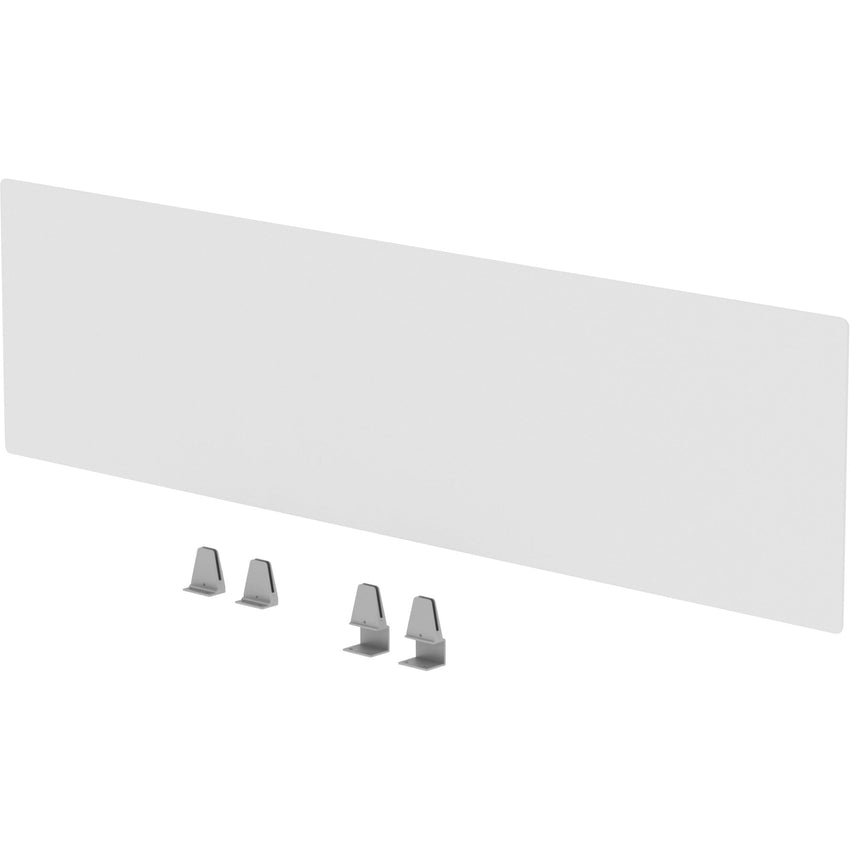 Lorell Relevance Series Clear Acrylic Modesty/Privacy Panel 59"W x 15.7"H (LLR - LLR16221) - SchoolOutlet