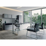 Lorell Relevance Series Clear Acrylic Modesty/Privacy Panel 59