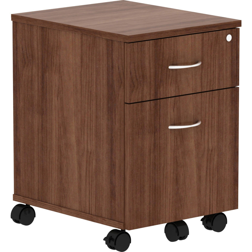 Lorell Relevance Series Mobile Box/File Pedestal 15.7"W x 19.9"D x 22.9"H (LLR - REL - FC158 - 2D) - SchoolOutlet