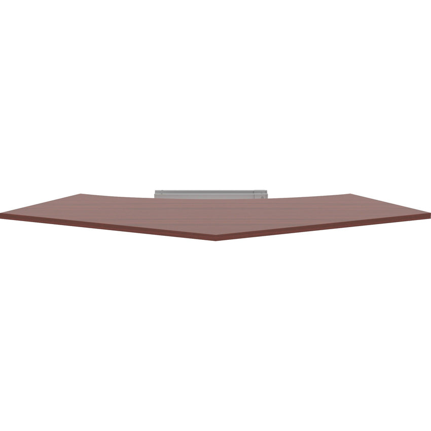 Lorell Relevance Series 120 - Degree Curve Worksurface 34.13"W x 47.25"L x 1"Thick (LLR - LLR1624X4725) - SchoolOutlet