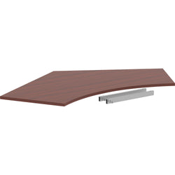 Lorell Relevance Series 120-Degree Curve Worksurface 34.13"W x 47.25"L x 1"Thick (LLR-LLR1624X4725)