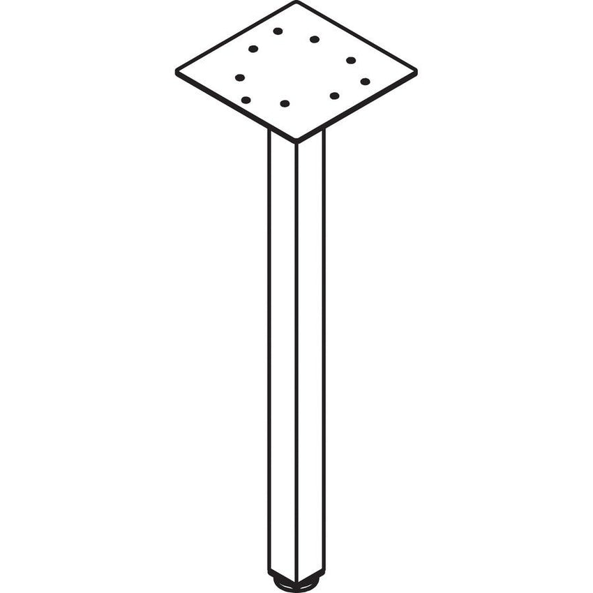 Lorell Relevance Series Offset Square Leg 7.87"W x 28.5"H (LLR - LLR16250) - SchoolOutlet