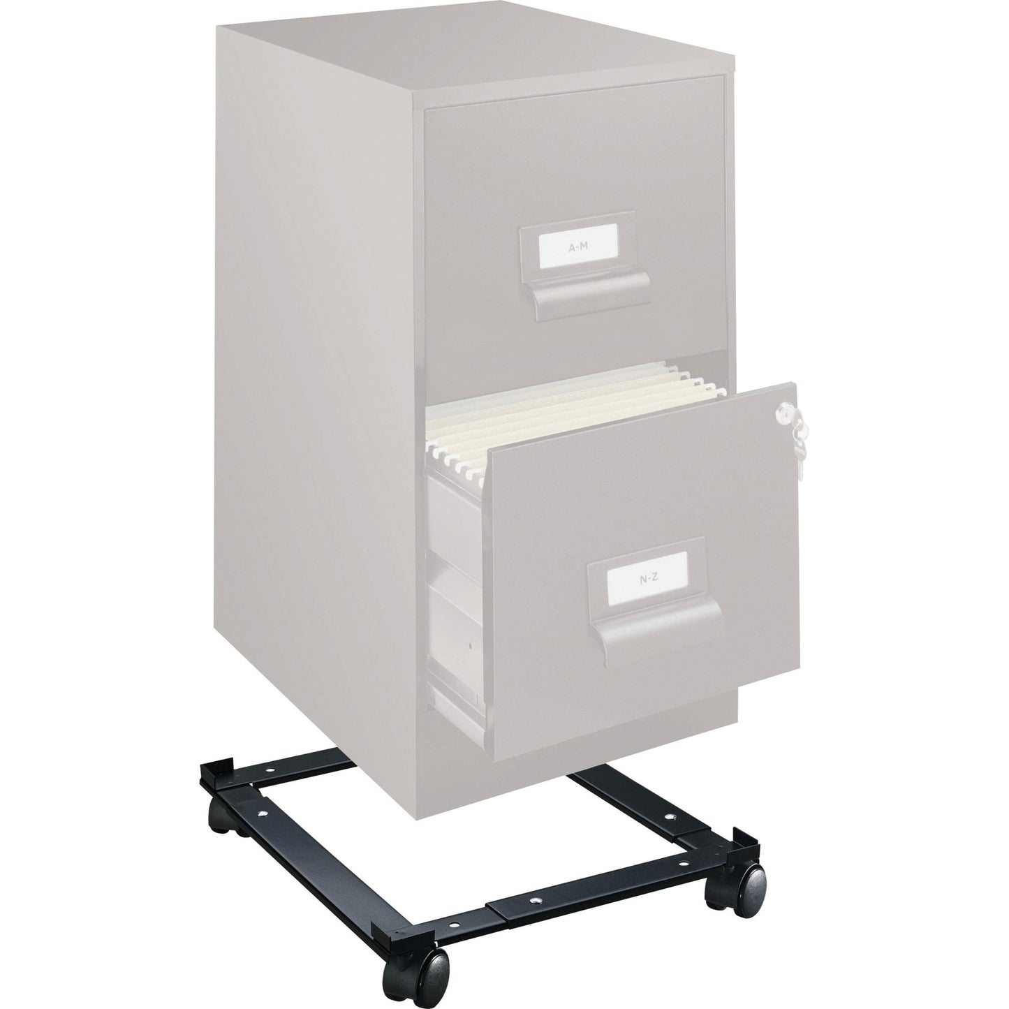 Lorell Fortress Commercial - Grade File Caddy 400 lb Capacity Mobile Base (LLR - LLR17573) - SchoolOutlet