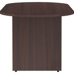 Lorell Essentials Oval Conference Table Espresso 72