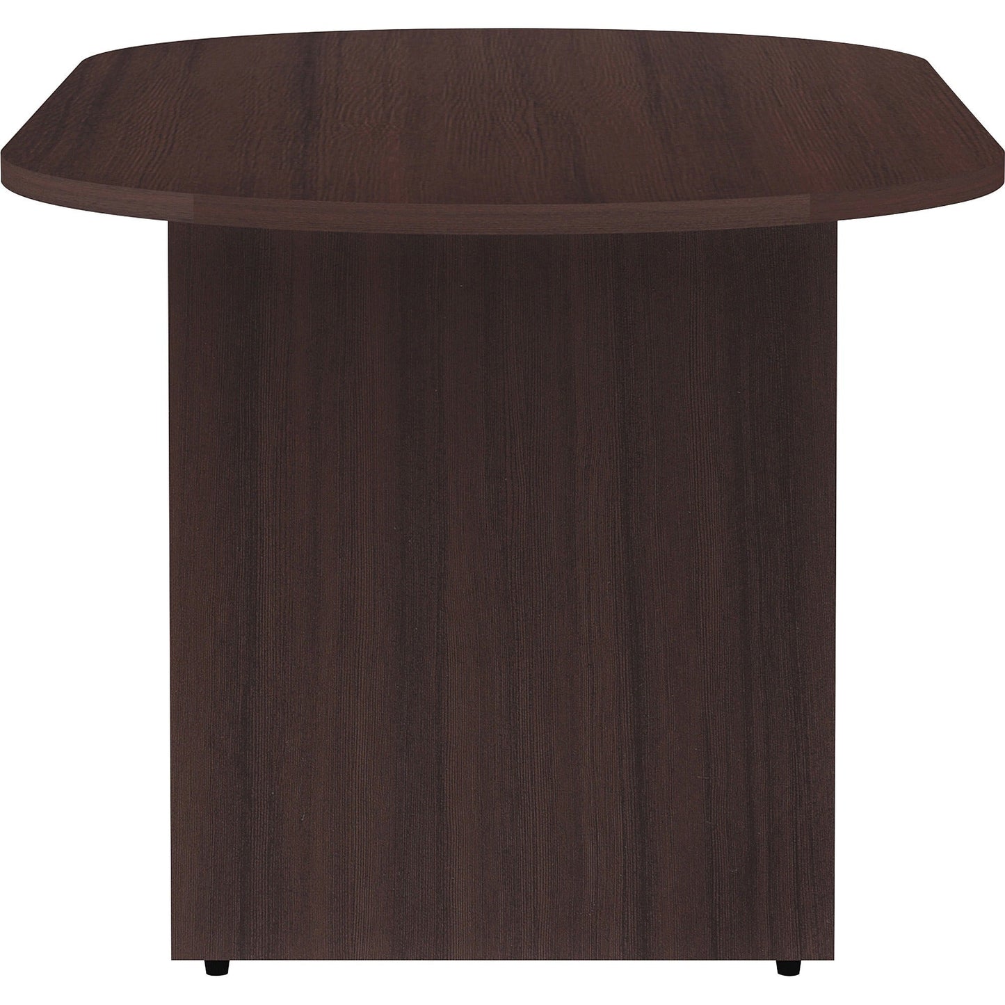 Lorell Essentials Oval Conference Table Espresso 72"W x 36"D x 29.5"H (LLR - LLR18230) - SchoolOutlet