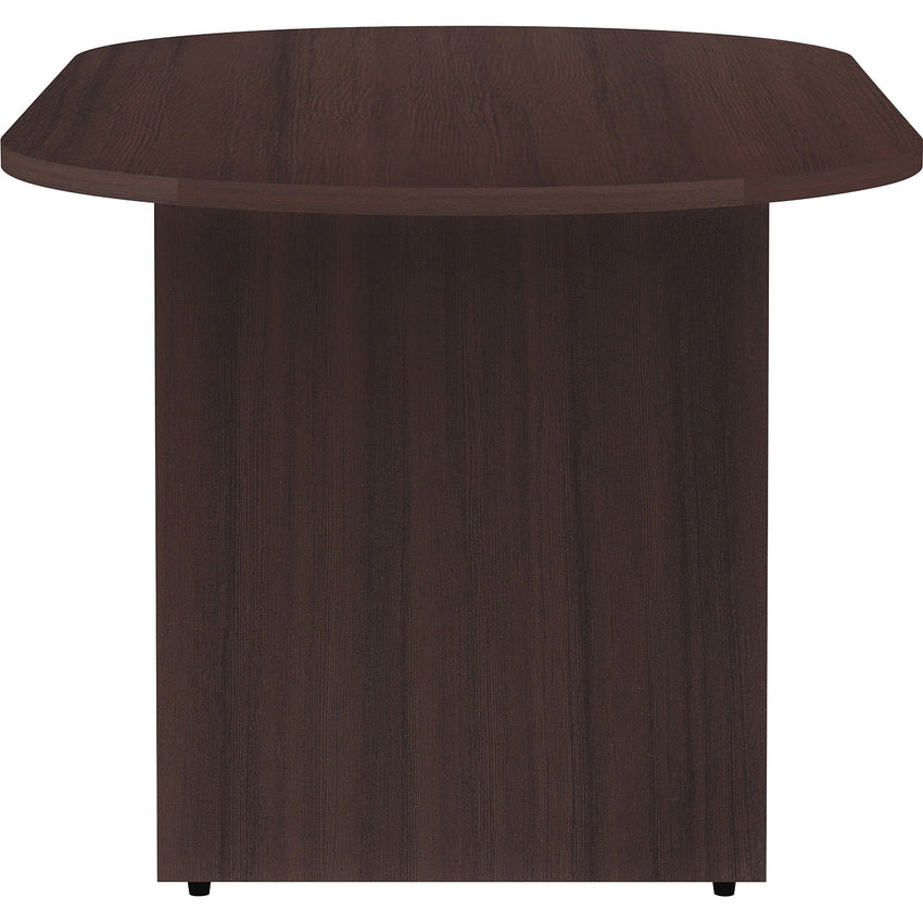 Lorell Essentials Oval Conference Table Espresso 72"W x 36"D x 29.5"H (LLR - LLR18230) - SchoolOutlet