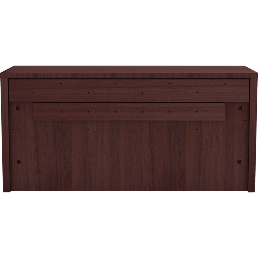 Lorell Essentials Series Wall - Mount Storage Hutch Espresso Laminate 36"W x 15"D x 17"H (LLR - LLR18240) - SchoolOutlet