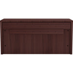 Lorell Essentials Series Wall - Mount Storage Hutch Espresso Laminate 36