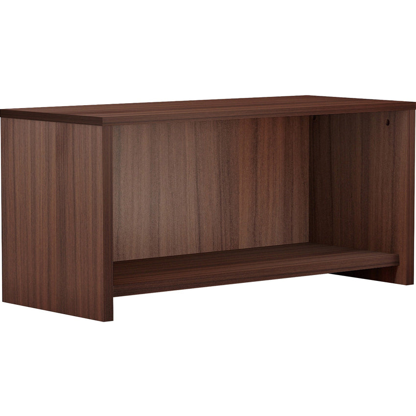 Lorell Essentials Series Wall - Mount Storage Hutch Espresso Laminate 36"W x 15"D x 17"H (LLR - LLR18240) - SchoolOutlet