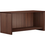 Lorell Essentials Series Wall - Mount Storage Hutch Espresso Laminate 36