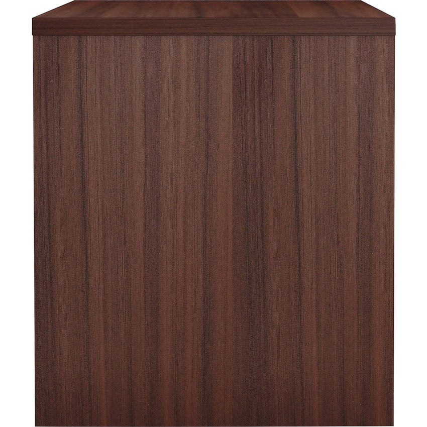 Lorell Essentials Series Wall - Mount Storage Hutch Espresso Laminate 36"W x 15"D x 17"H (LLR - LLR18240) - SchoolOutlet