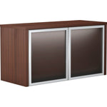Lorell Essentials Series Wall - Mount Storage Hutch Espresso Laminate 36