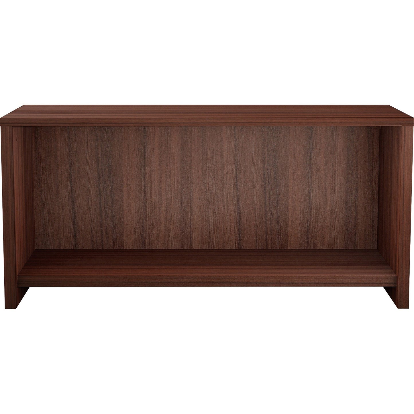 Lorell Essentials Series Wall - Mount Storage Hutch Espresso Laminate 36"W x 15"D x 17"H (LLR - LLR18240) - SchoolOutlet