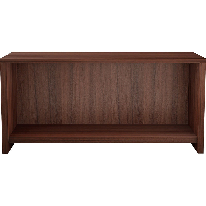Lorell Essentials Series Wall - Mount Storage Hutch Espresso Laminate 36"W x 15"D x 17"H (LLR - LLR18240) - SchoolOutlet