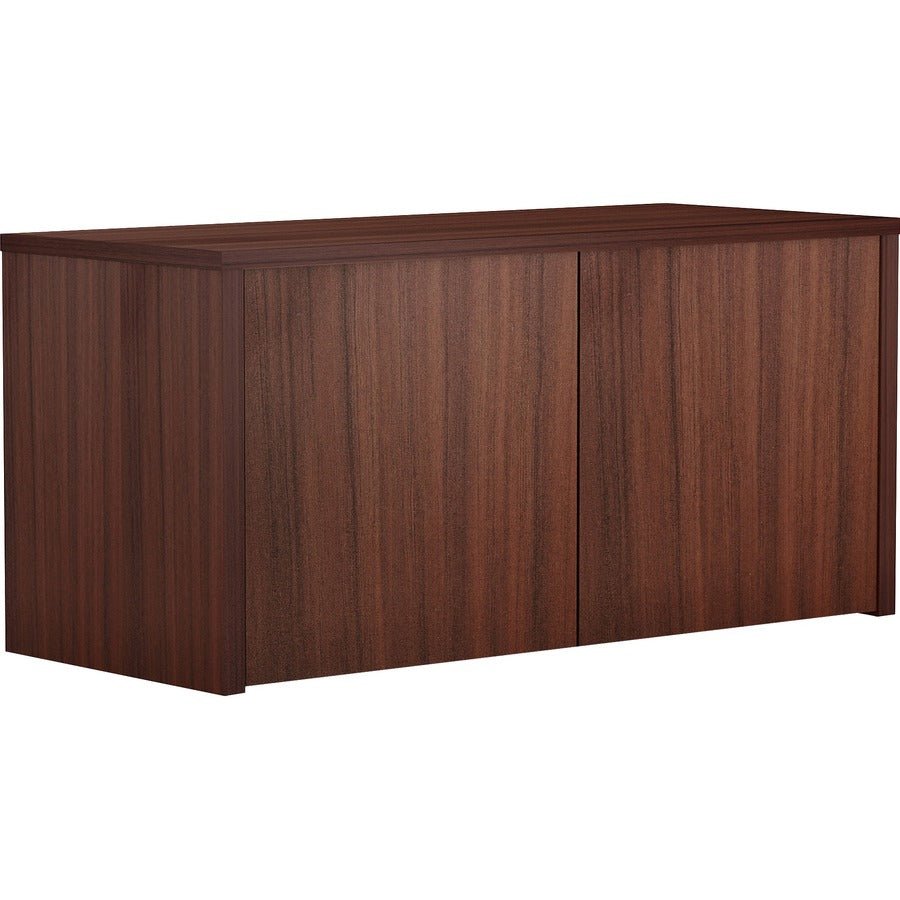 Lorell Essentials Series Wall - Mount Hutch Door Kit Espresso Wood Hinged Doors (LLR - LLR18242) - SchoolOutlet