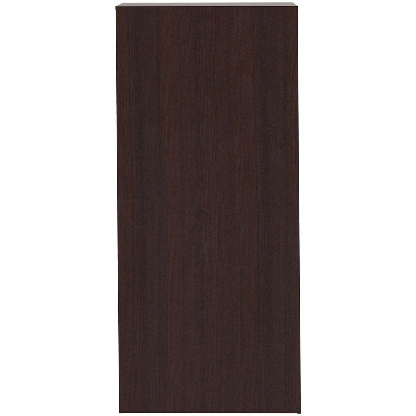 Lorell 6 - Shelf Laminate Bookcase 36"W x 12"D x 84"H Espresso (LLR - LAM - BC84 - 6S) - SchoolOutlet