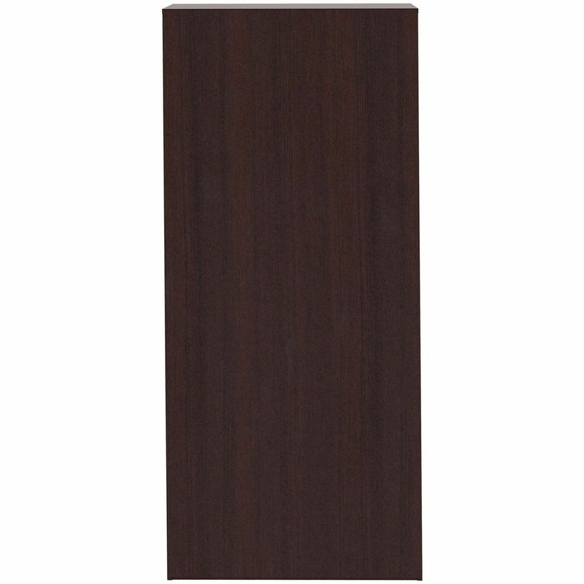 Lorell 6 - Shelf Laminate Bookcase 36"W x 12"D x 84"H Espresso (LLR - LAM - BC84 - 6S) - SchoolOutlet