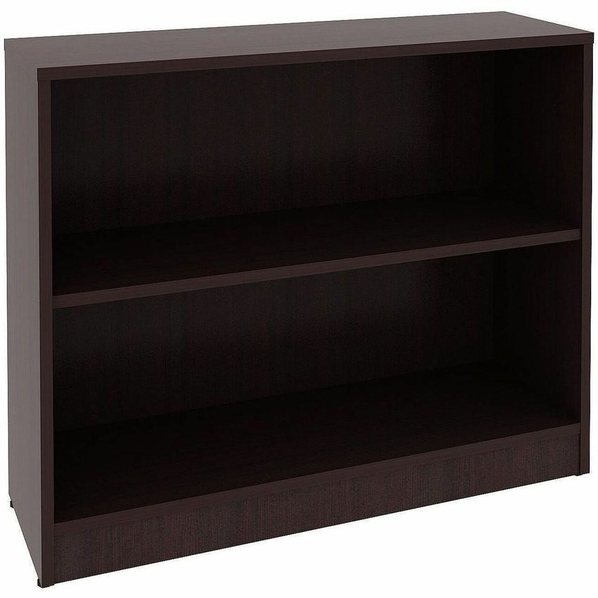 Lorell Essentials Series Laminate 2 Shelf Bookcase 36"W x 12"D x 30"H (LLR - ESS - BOOKCASE - 30H) - SchoolOutlet