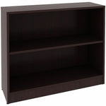 Lorell Essentials Series Laminate 2 Shelf Bookcase 36