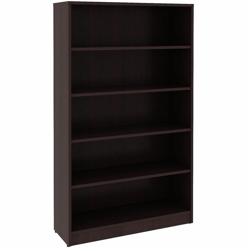 Lorell Essentials Series Laminate 5 Shelf Bookcase 36"W x 12"D x 60"H (LLR - ESS - BOOKCASE - 60H) - SchoolOutlet