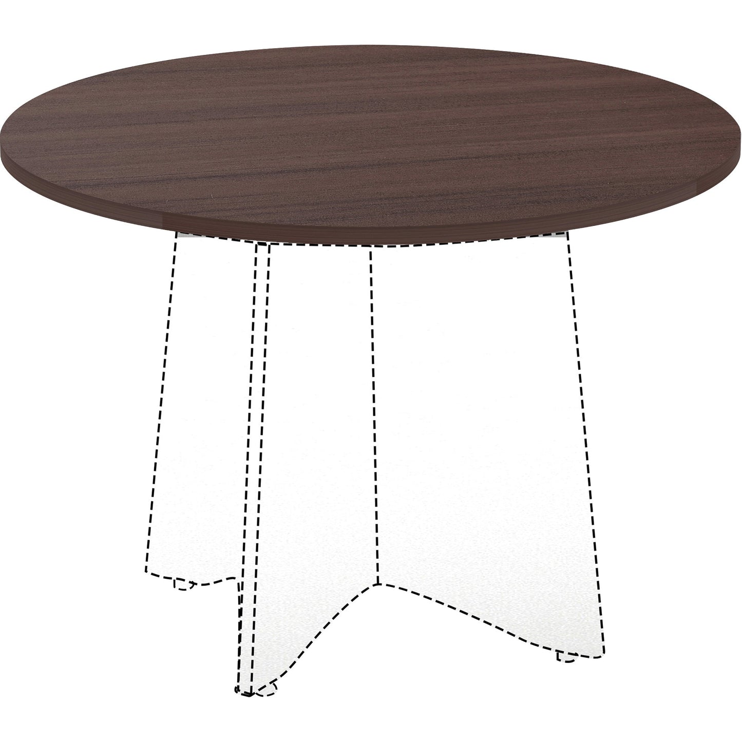 Lorell Essentials Round Conference Tabletop 42" Dia x 1"Thick (LLR - LLRESS - RT42 - 1IN) - SchoolOutlet
