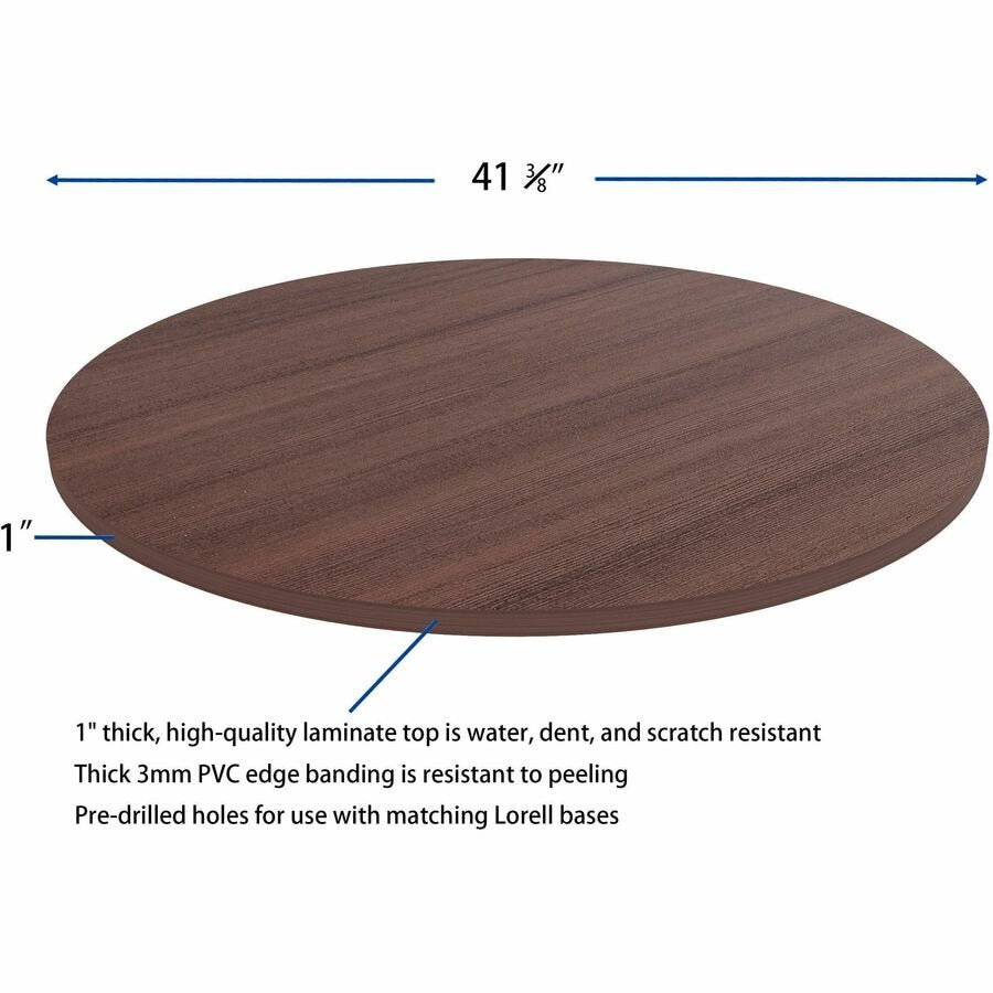 Lorell Essentials Round Conference Tabletop 42" Dia x 1"Thick (LLR - LLRESS - RT42 - 1IN) - SchoolOutlet