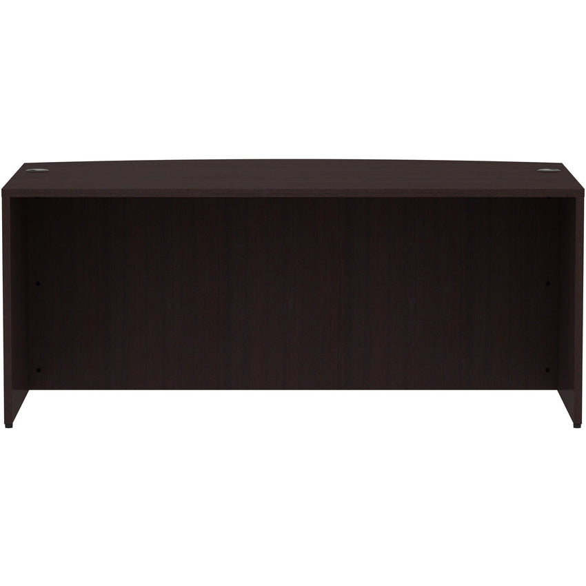 Lorell Essentials Series 72"W x 41.4"D x 29.5"H Bowfront Desk Shell, 1" Thick (LLR - ESS - BFD72) - SchoolOutlet