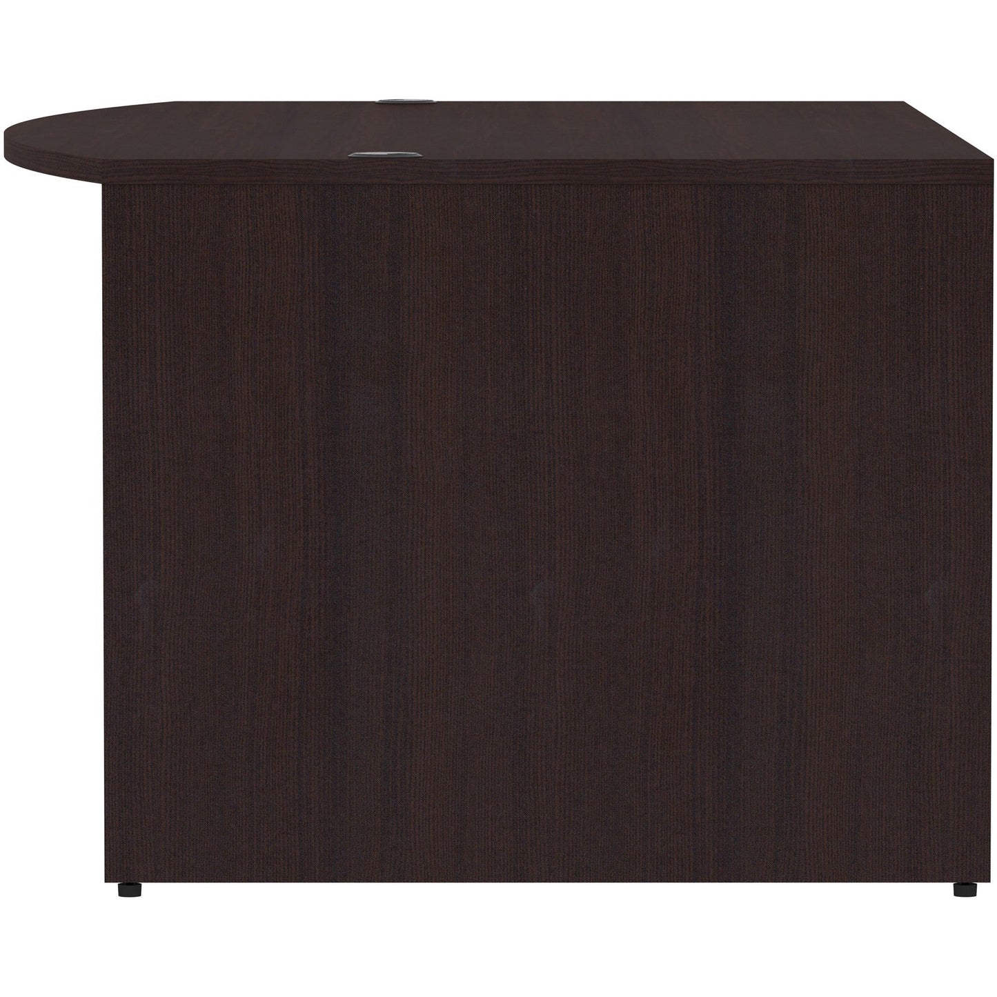 Lorell Essentials Series 72"W x 41.4"D x 29.5"H Bowfront Desk Shell, 1" Thick (LLR - ESS - BFD72) - SchoolOutlet