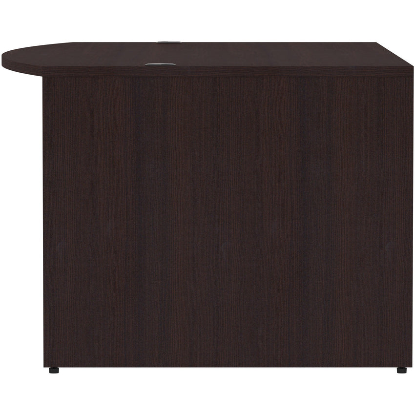 Lorell Essentials Series 72"W x 41.4"D x 29.5"H Bowfront Desk Shell, 1" Thick (LLR - ESS - BFD72) - SchoolOutlet