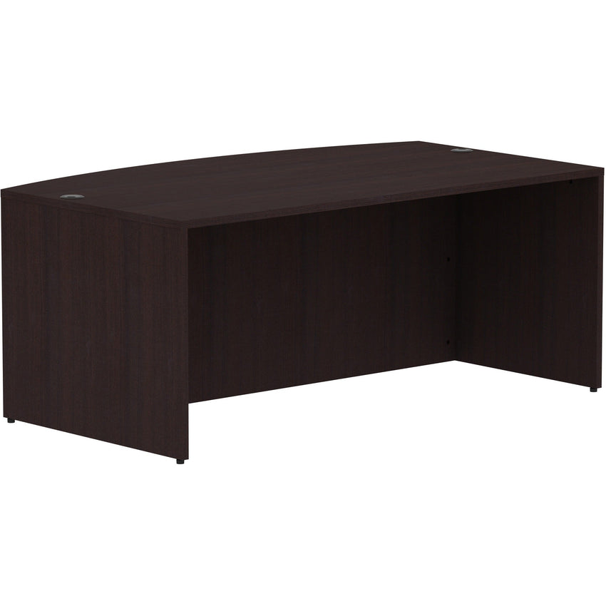 Lorell Essentials Series 72"W x 41.4"D x 29.5"H Bowfront Desk Shell, 1" Thick (LLR - ESS - BFD72) - SchoolOutlet