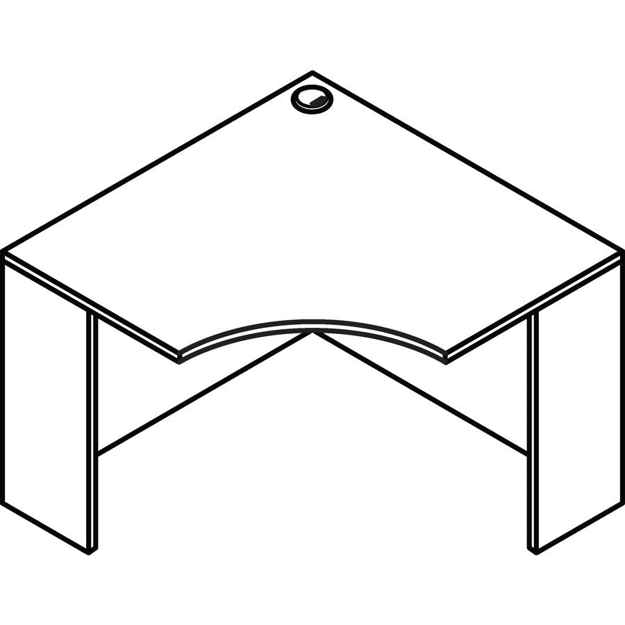 Lorell Essentials Series 42"W x 24"D x 29.5"H Corner Desk 1" Thick (LLR - ESS - CD42) - SchoolOutlet