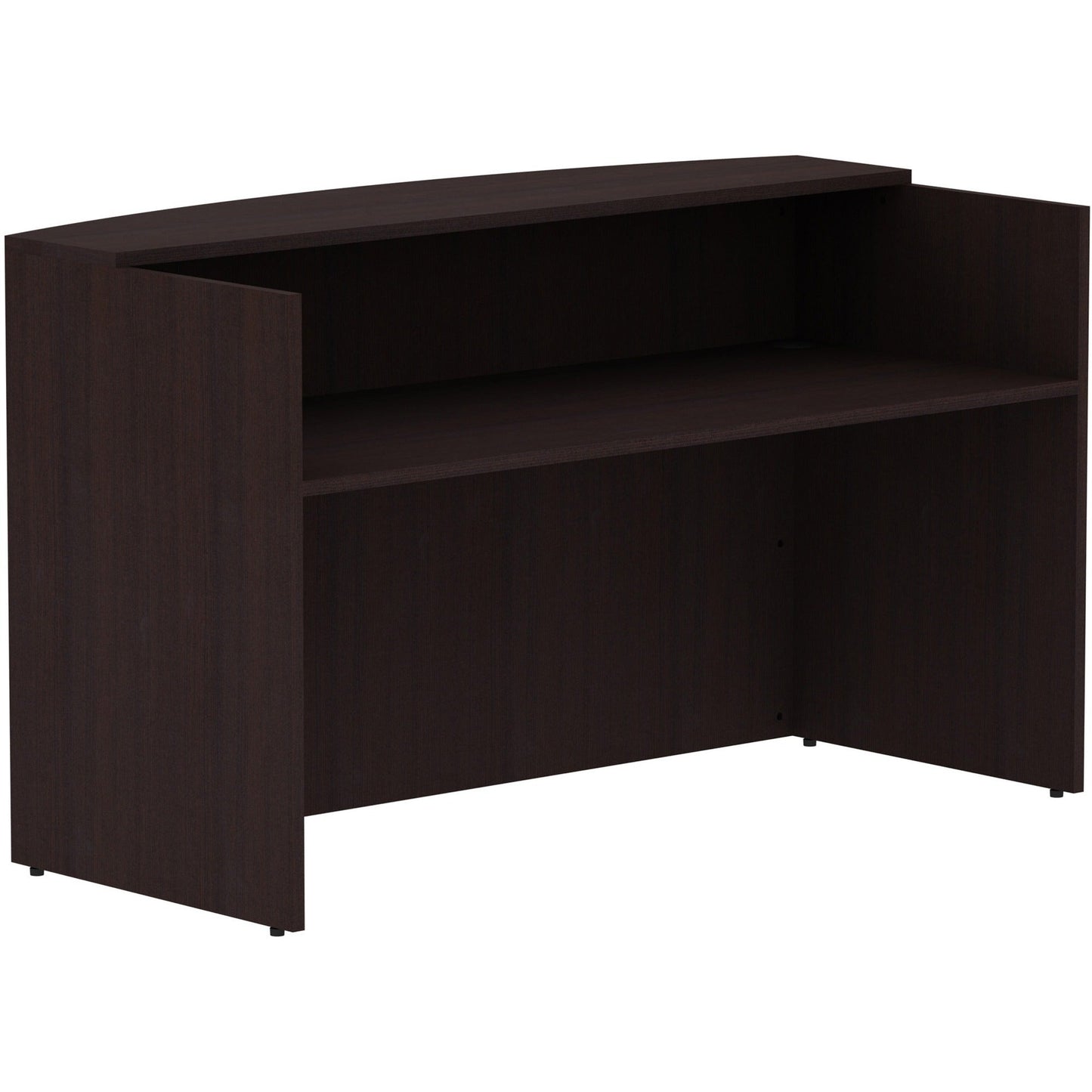 Professional Lorell Essentials Reception Desk 72"W x 36"D x 42.5"H (LLR - ESS - FRD72) - SchoolOutlet