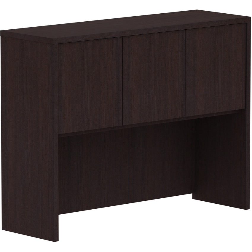 Lorell Essentials Series 3 - Door Stack - on Hutch with Cord Management 48"W x 15"D x 36"H (LLR - ESS - HUT48) - SchoolOutlet