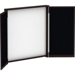 Lorell Dry - Erase Whiteboard Presentation Cabinet Hinged Doors 47.3