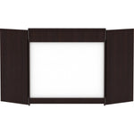 Lorell Dry - Erase Whiteboard Presentation Cabinet Hinged Doors 47.3
