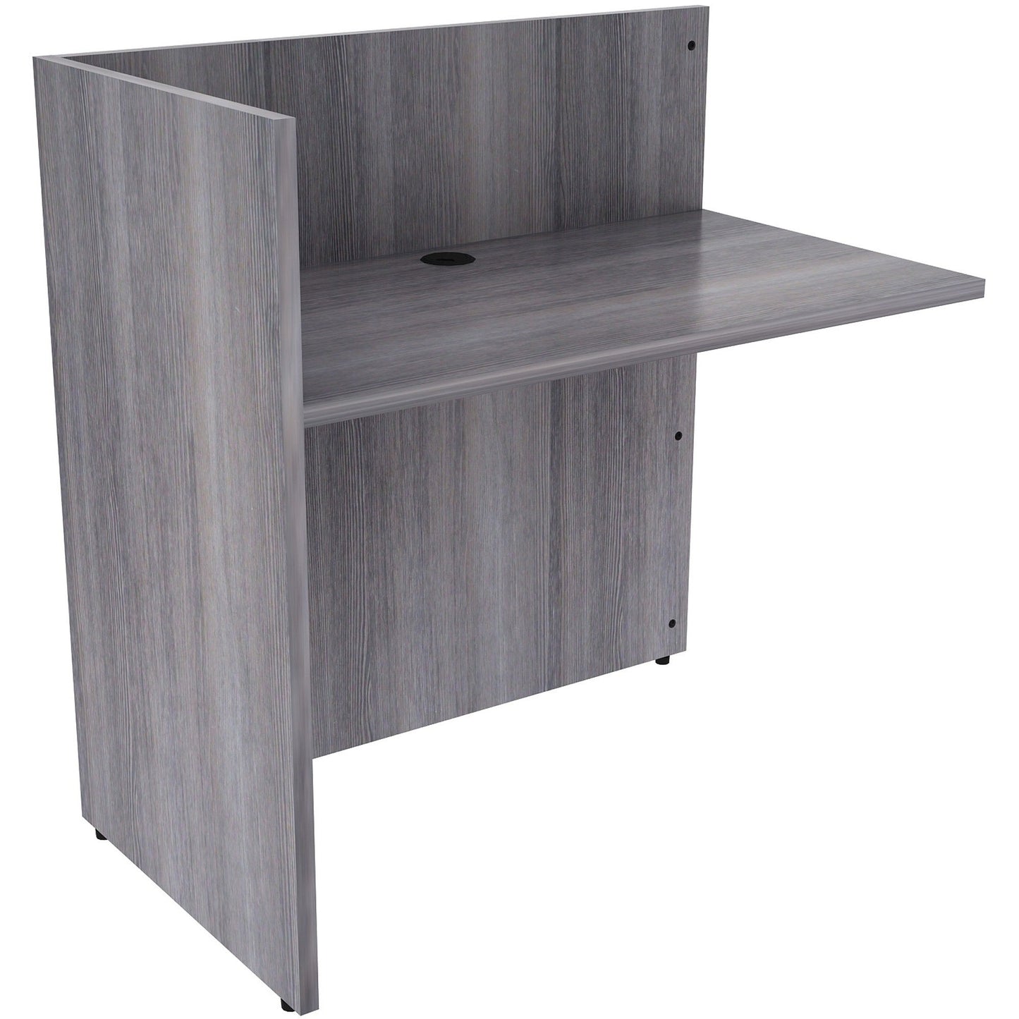 Lorell Essentials Reception Return 42"W x 24"D x 41.5"H (LLR - ESS - RR42) - SchoolOutlet