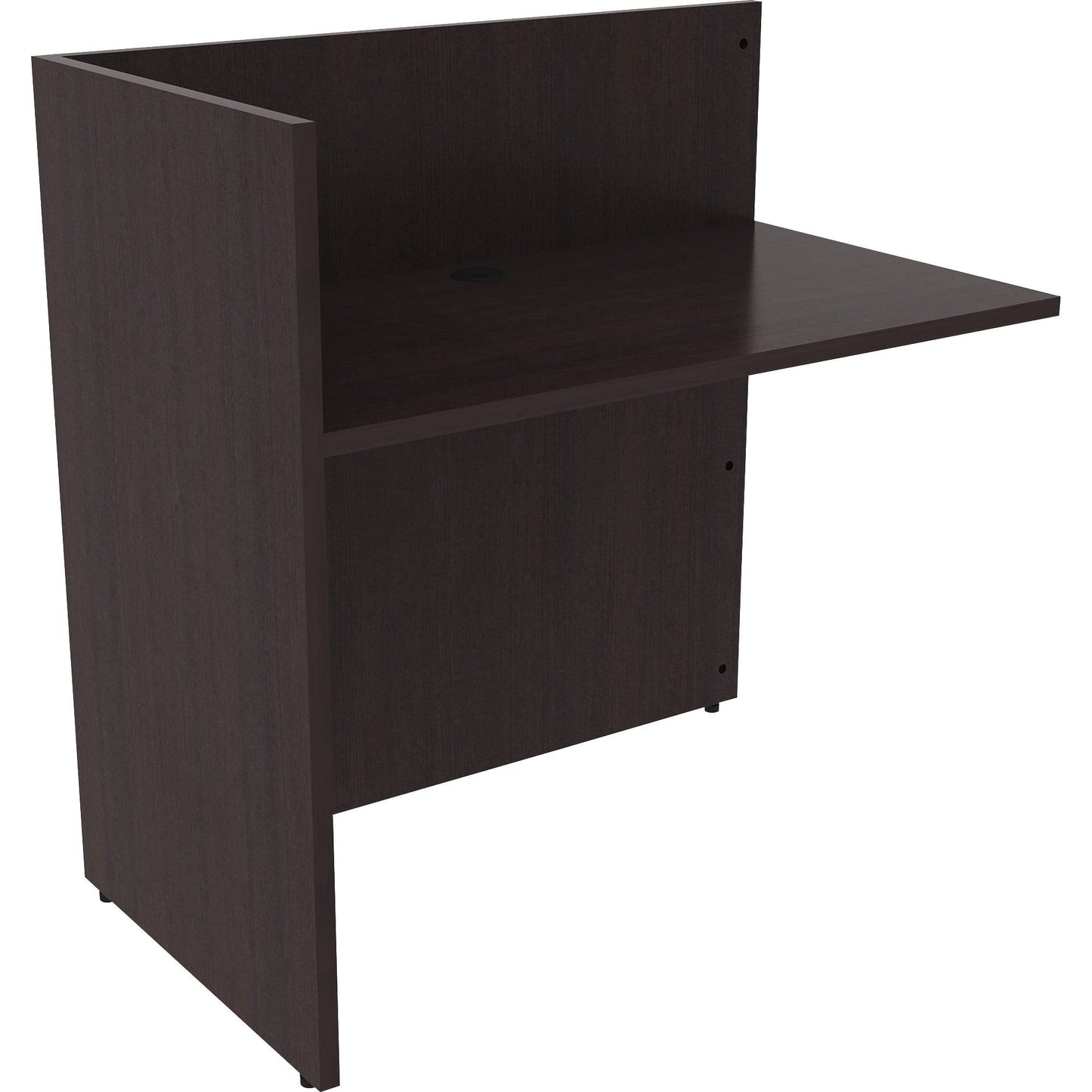 Lorell Essentials Reception Return 42"W x 24"D x 41.5"H (LLR - ESS - RR42) - SchoolOutlet